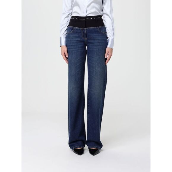 Elisabetta Franchi Jeans Woman Blue